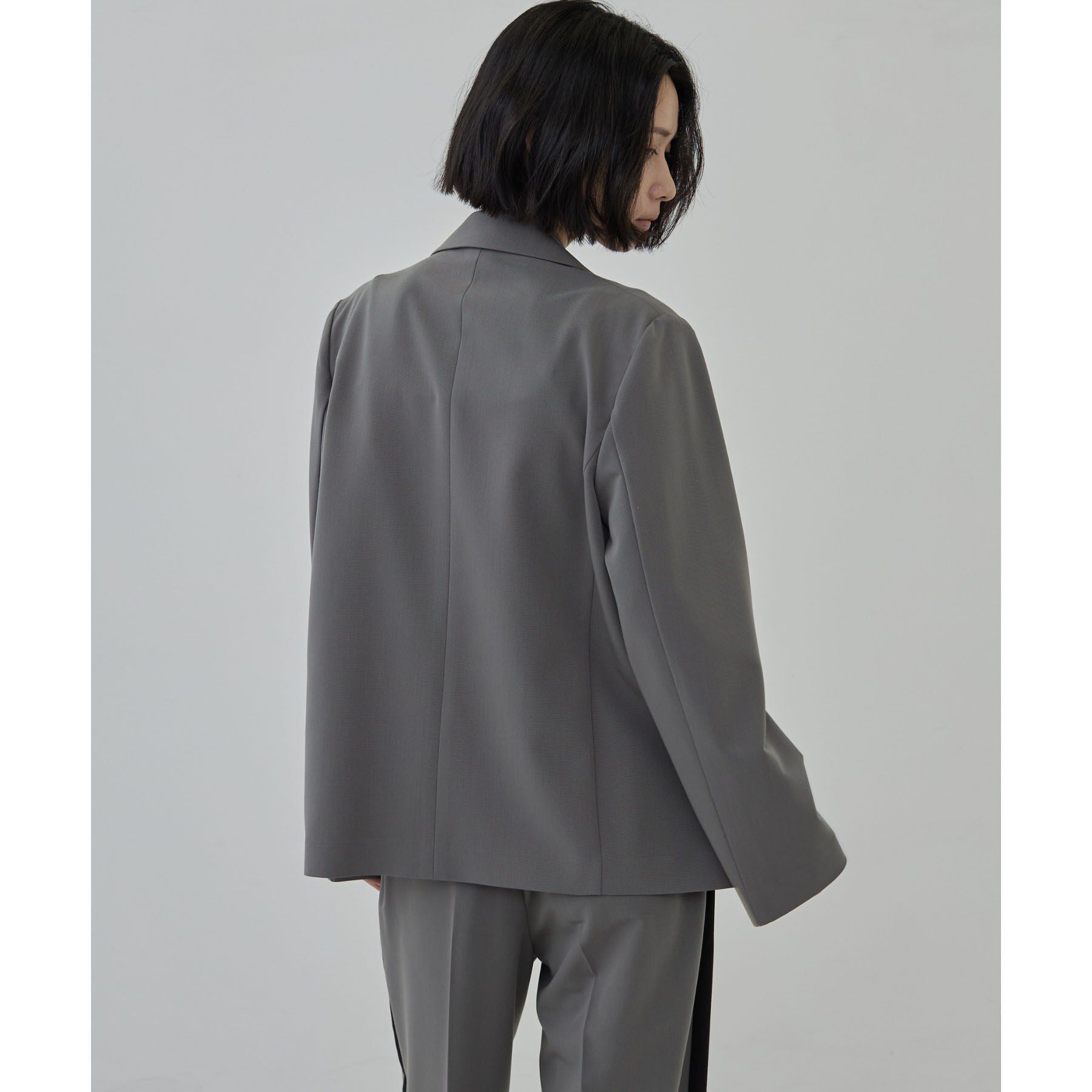 GALLEST「Comfy Set Up｜ダブルブレストイージージャケット【セットアップ対応／通勤／カセット服】」|テーラードジャケット|