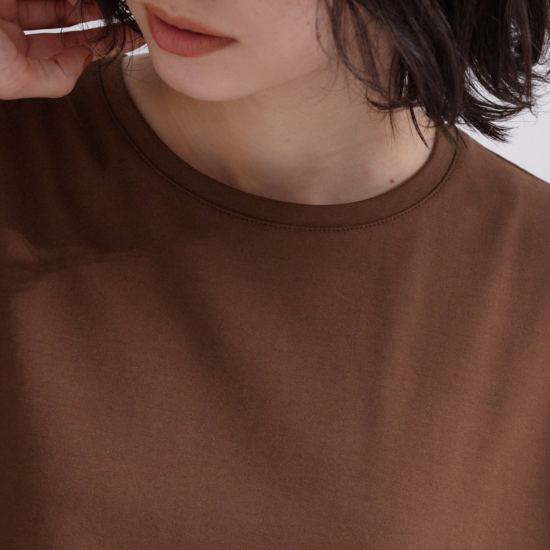 OPAQUE.CLIP「【UV／接触冷感】スーパーアイス ノースリーブカットソー《洗濯機OK》」|Tシャツ・カットソー|