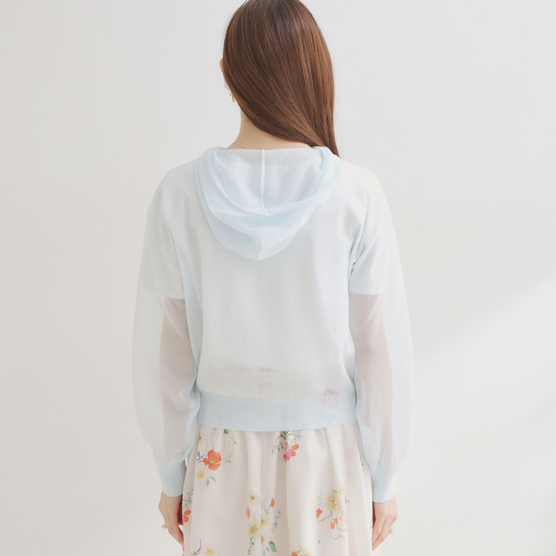 Couture broach「【洗える】LEVITAジップアップフーディー」|カーディガン|