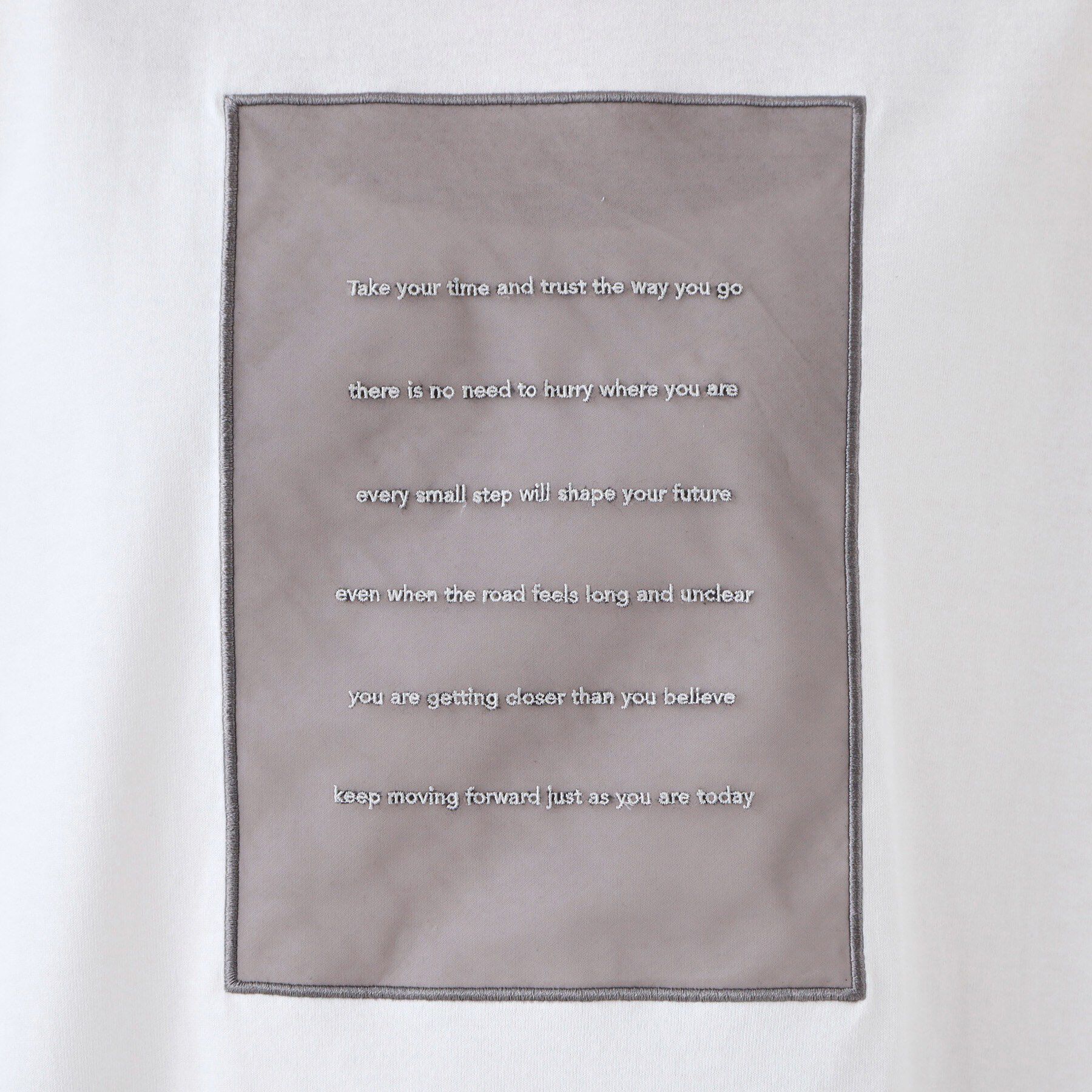 THE SHOP TK「オーガンジー刺繍Tシャツ」|Tシャツ・カットソー|
