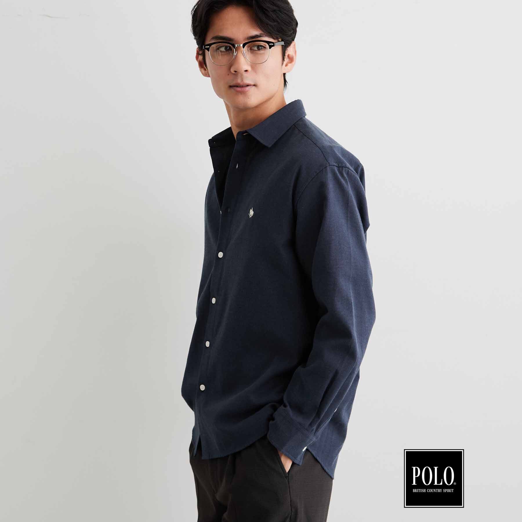 THE SHOP TK「POLO BCS/アソート長袖シャツ」|シャツ・ブラウス|