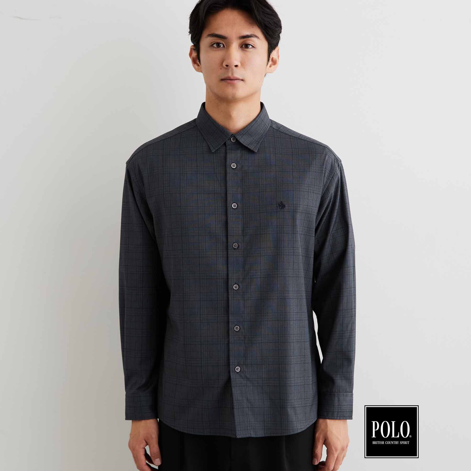 THE SHOP TK「POLO BCS/アソート長袖シャツ」|シャツ・ブラウス|