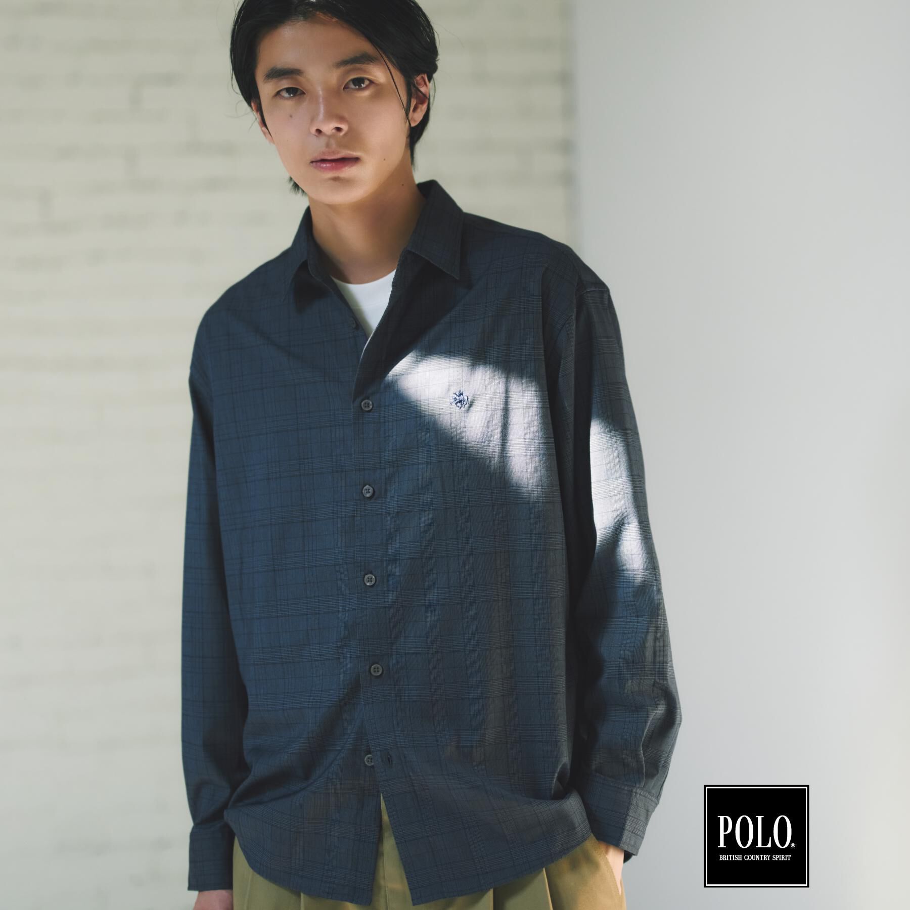 THE SHOP TK「POLO BCS/アソート長袖シャツ」|シャツ・ブラウス|
