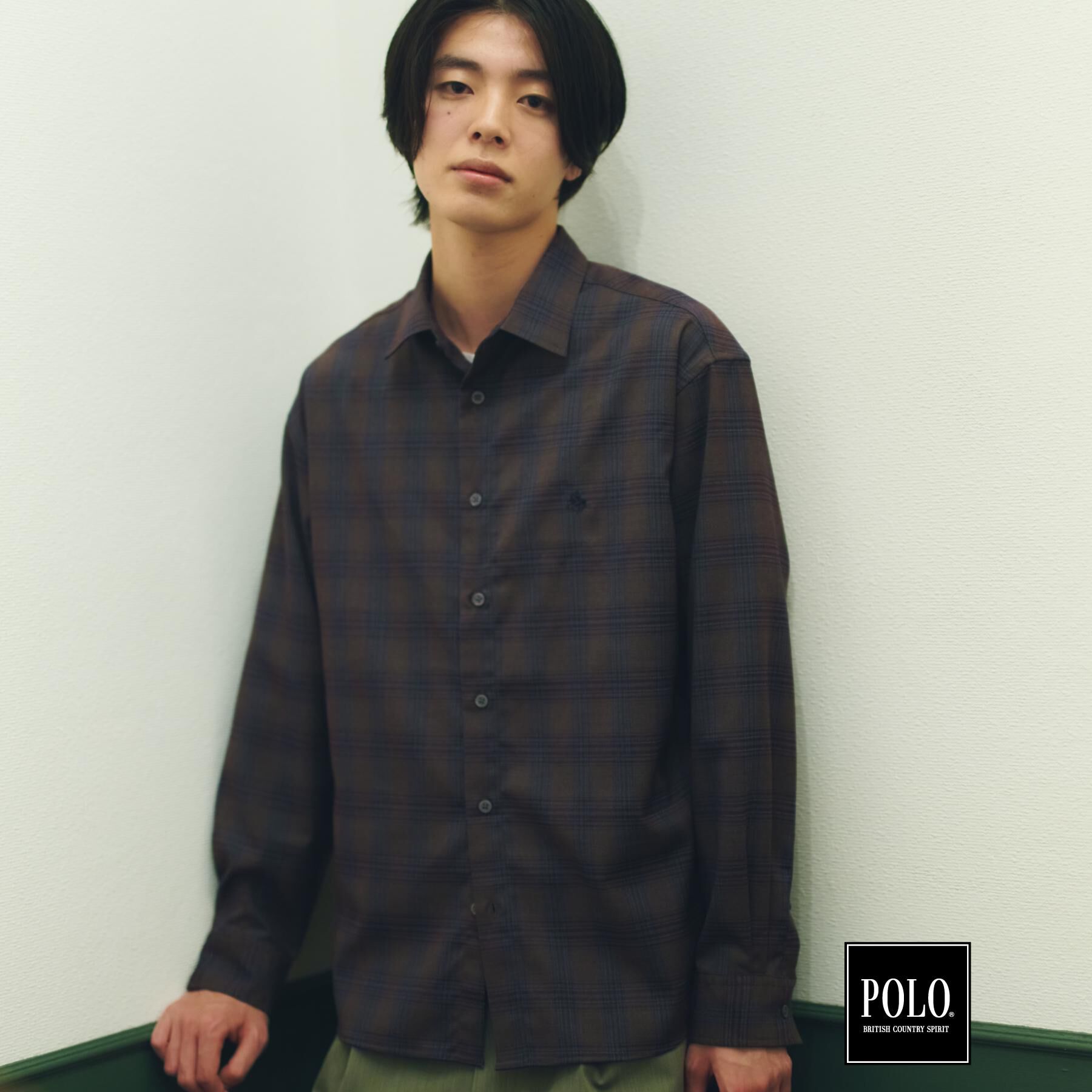 THE SHOP TK「POLO BCS/アソート長袖シャツ」|シャツ・ブラウス|