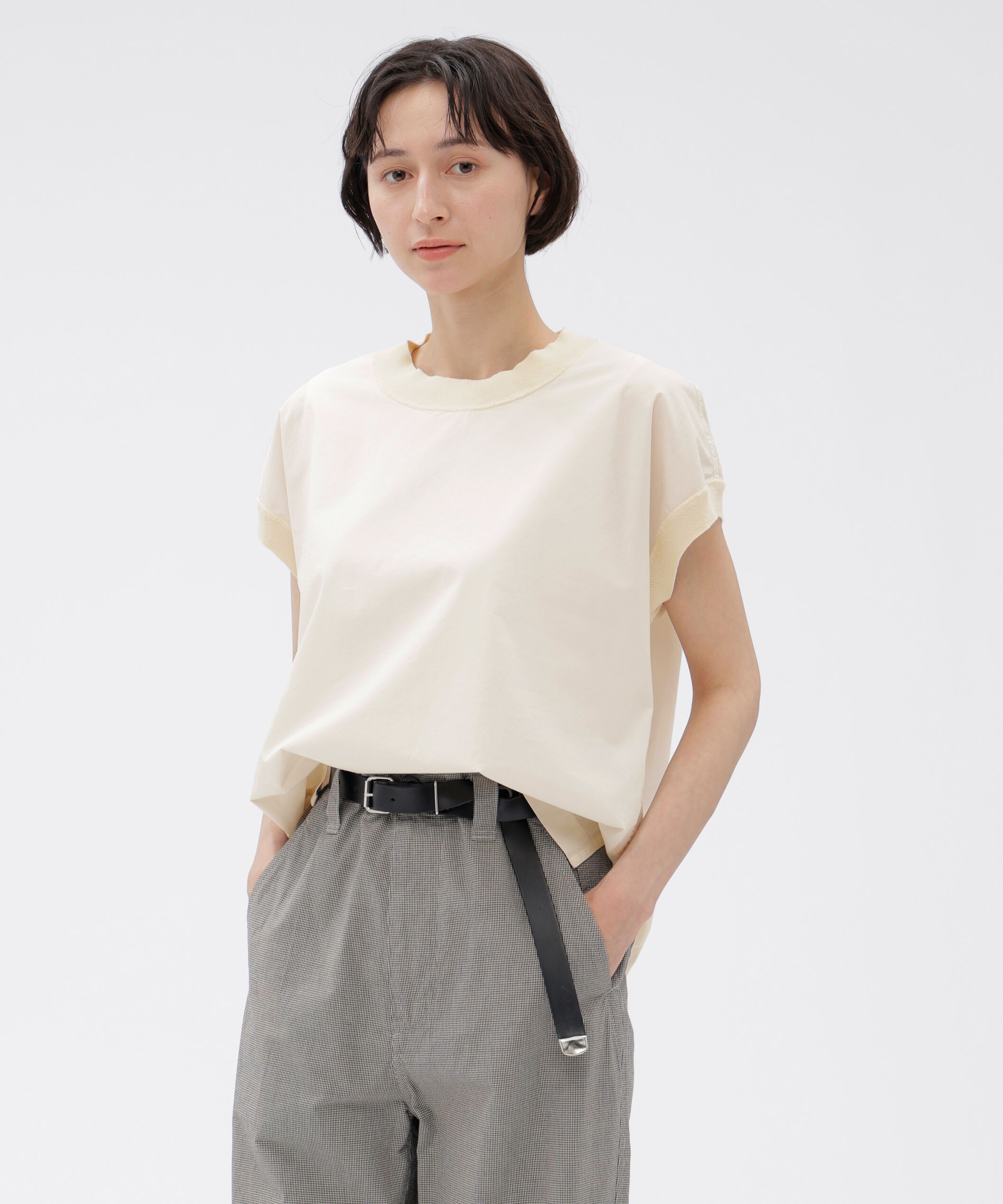 MHL.「GARMENT DYED COTTON POPLIN SHIRT」|シャツ・ブラウス|ECRU2