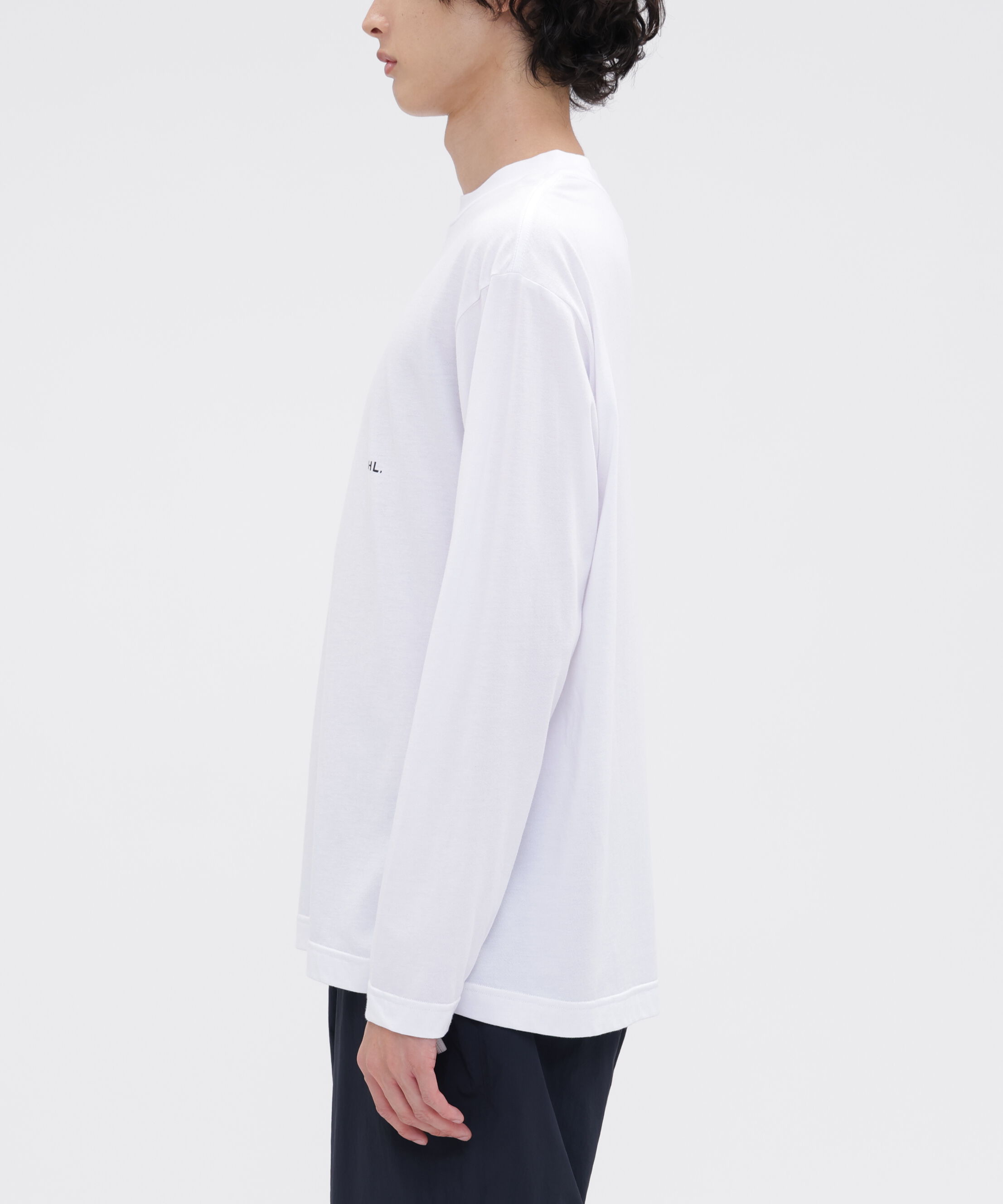 MHL.「MHL. UTILITY WEAR COTTON POLYESTER PLAIN JERSEY TOP」|Tシャツ・カットソー|