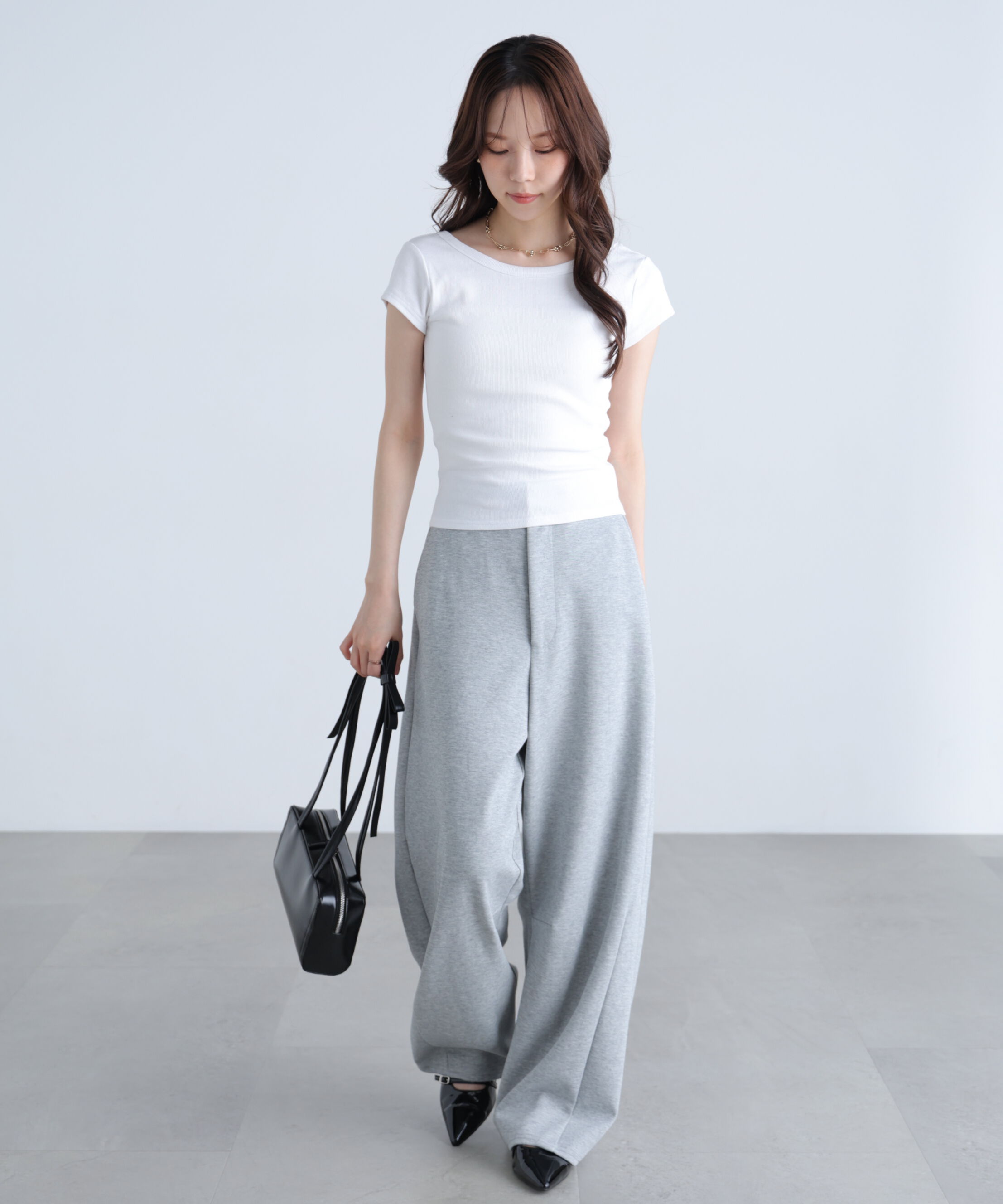  「〈MFM〉バックオープン半袖カットソー」|Tシャツ・カットソー|