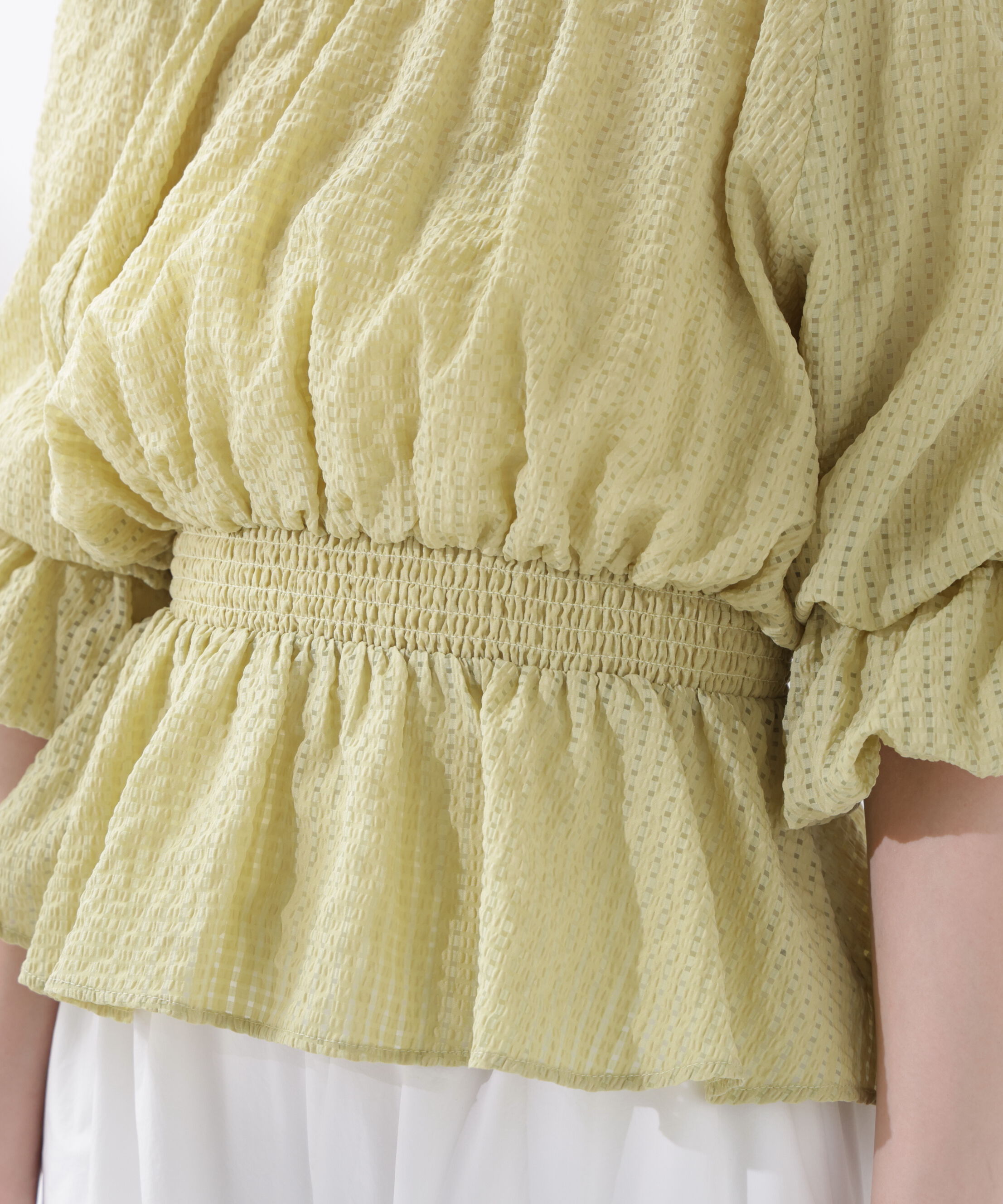 PROPORTION BODY DRESSING「＜中川紅葉さん着用＞〈a/mie〉2wayオフショルフィッシュテールブラウス」|シャツ・ブラウス|