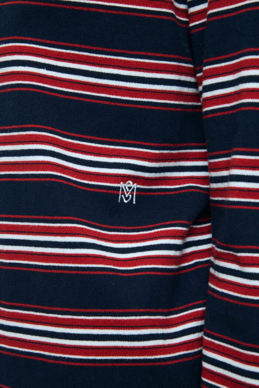 MOUSSY「BORDER POLO KNIT TEE」|ニット・セーター|