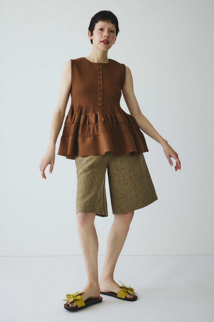 HeRIN.CYE「Tweed butcher half pants」|その他|
