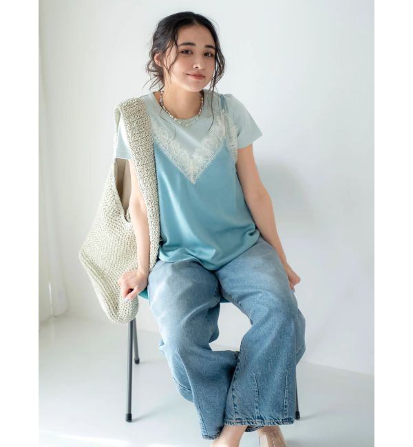 Ungrid「カラーフィットTee」|Tシャツ・カットソー|