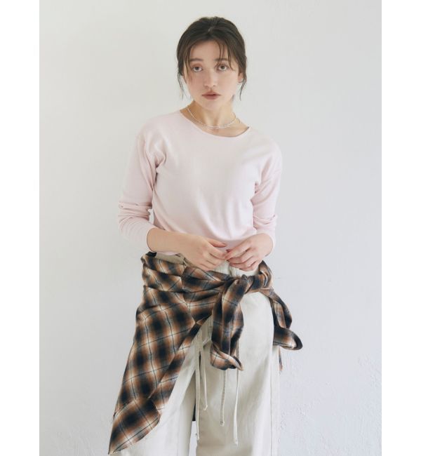Ungrid「バックデザインロングスリーブTee」|Tシャツ・カットソー|
