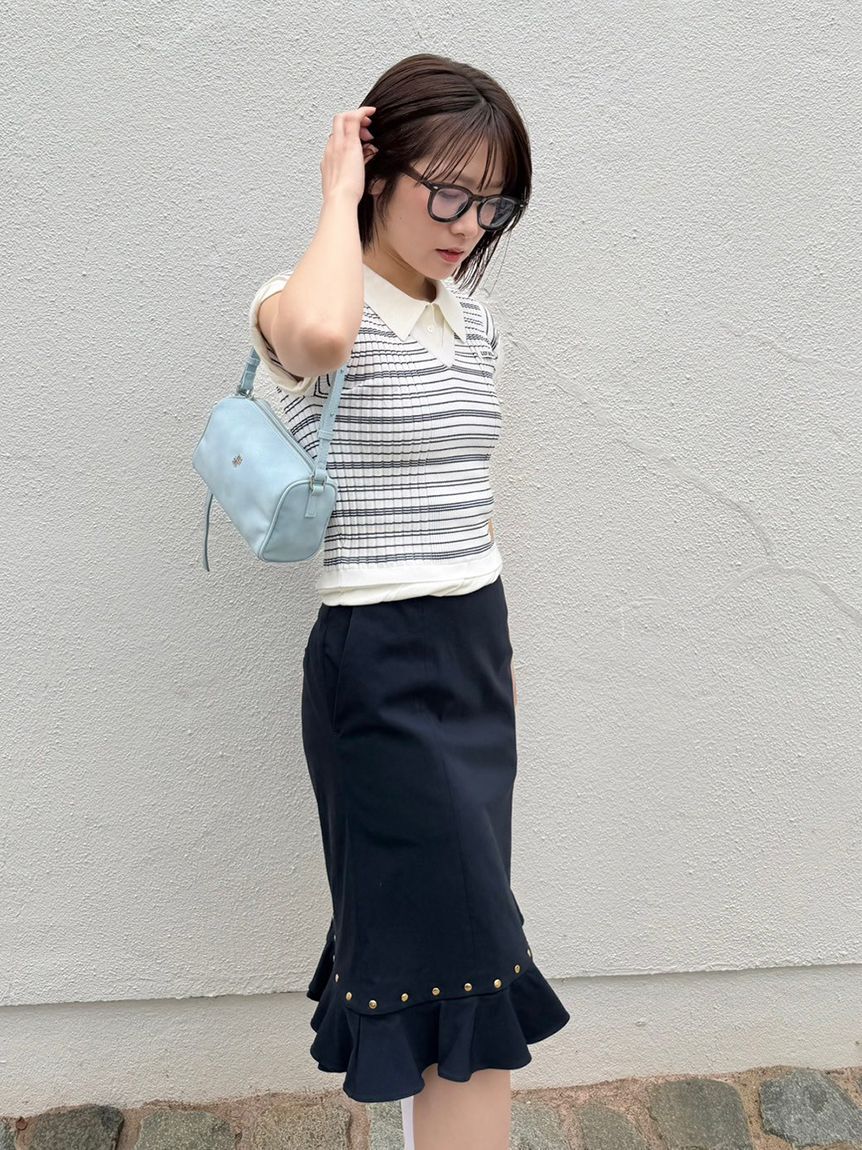 LILY BROWN「【限定カラー】レイヤードニットトップス」|ニット・セーター|