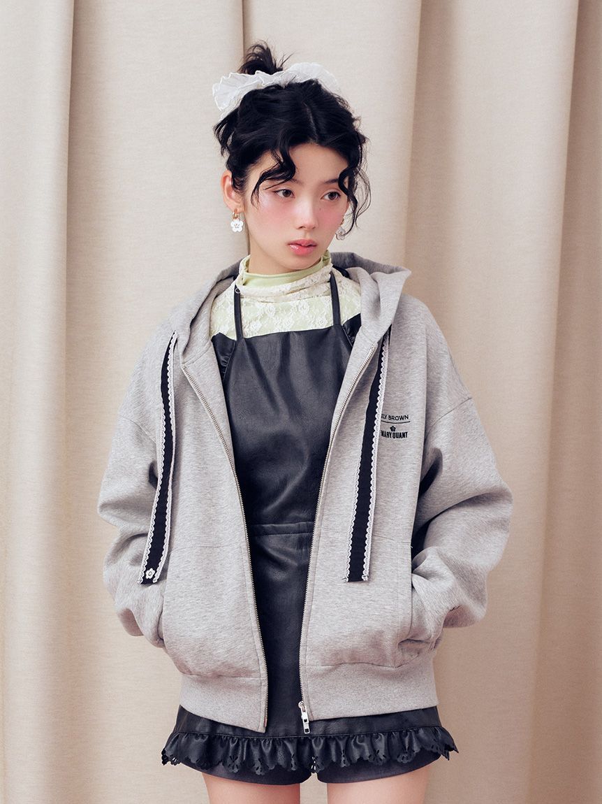 LILY BROWN「【LILY BROWN&times;MARY QUANT】ジップフーディー」|パーカー|