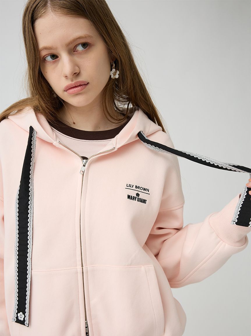 LILY BROWN「【LILY BROWN&times;MARY QUANT】ジップフーディー」|パーカー|