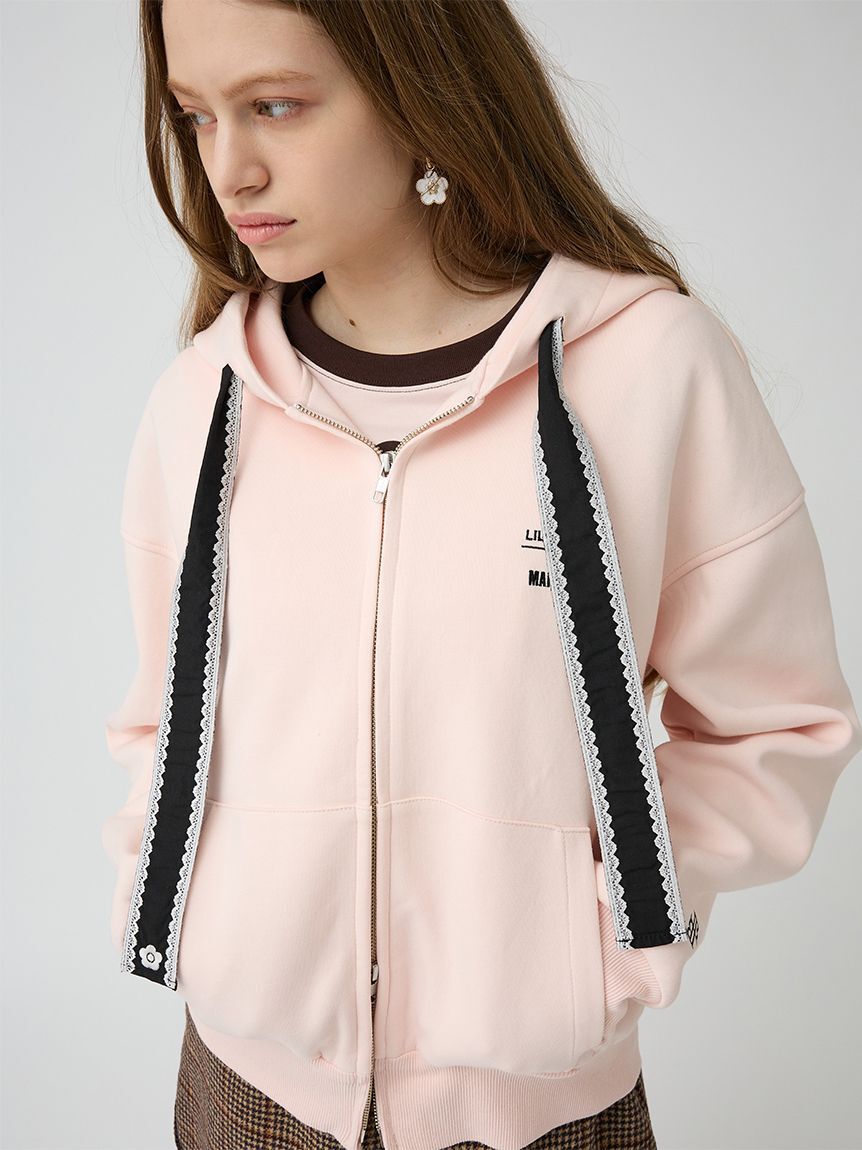 LILY BROWN「【LILY BROWN&times;MARY QUANT】ジップフーディー」|パーカー|