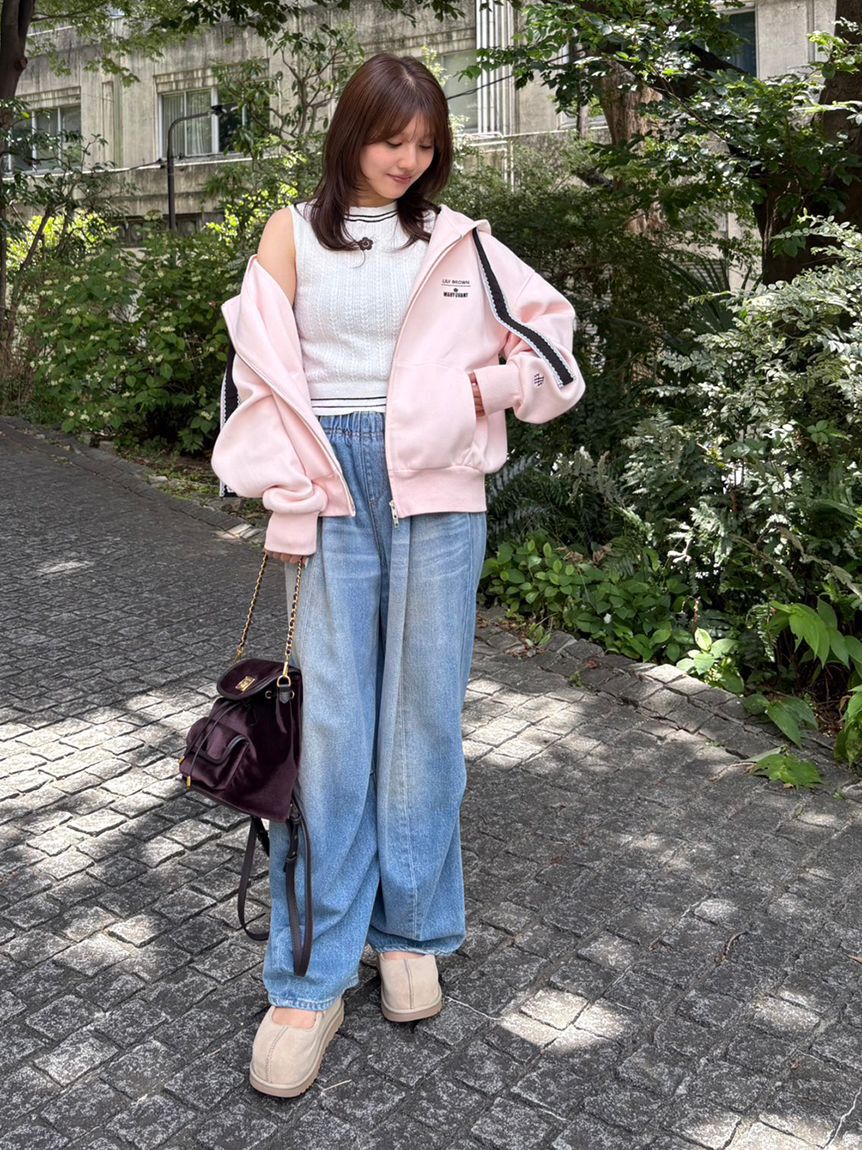 LILY BROWN「【LILY BROWN&times;MARY QUANT】ジップフーディー」|パーカー|