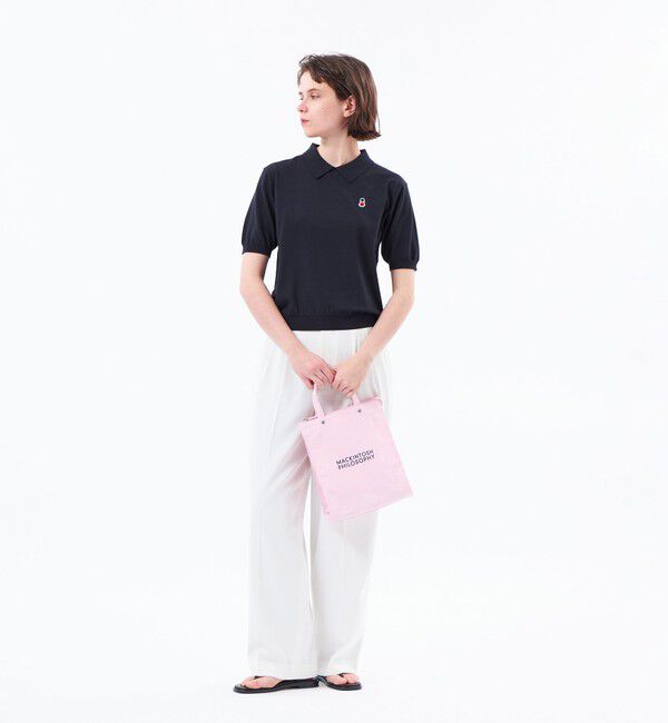 MACKINTOSH PHILOSOPHY「【WEB&一部店舗限定】バッキンガムベア ポロカラーニット」|ニット・セーター|