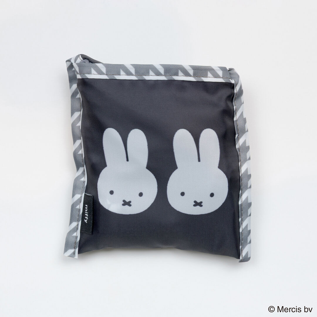  「MIFFY Chidori＆Monotone ショッピングバッグS」|エコバッグ|