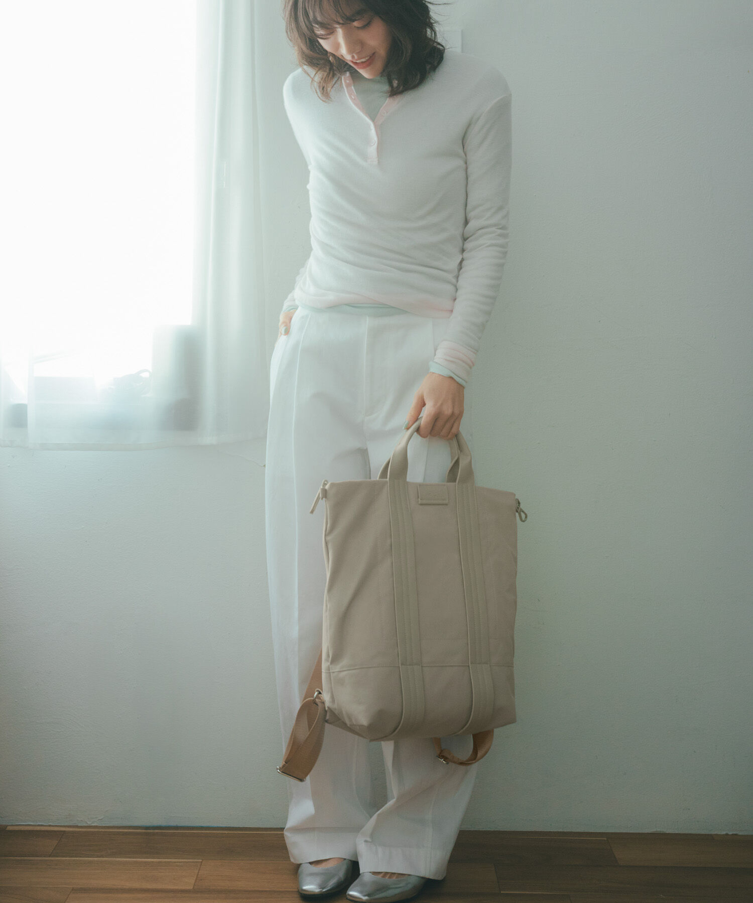 W&.Day/Night「W&.Day/Night ダブルアンドデイナイト レポ 2WAYトートリュックA4サイズ 19171」|トートバッグ|
