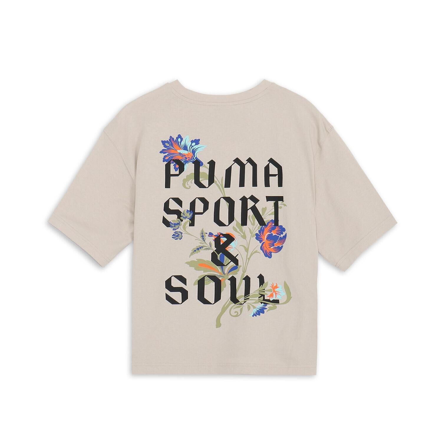 PUMA「【PUMA ｳｪｱ】M FLORALSPORT GRAPHICBOXY TEE」|Tシャツ・カットソー|