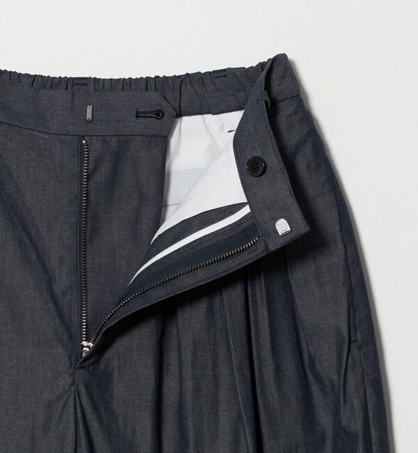 UNITED ARROWS「デニムライク タック ビッグ ワイドパンツ」|スラックス|