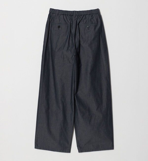 UNITED ARROWS「デニムライク タック ビッグ ワイドパンツ」|スラックス|