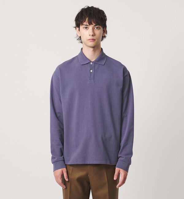 UNITED ARROWS「【別注】＜CONCHON QUINETTE＞ロングスリーブ ポロシャツ」|ポロシャツ|