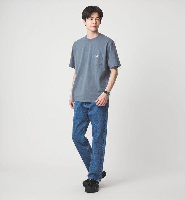 UNITED ARROWS green label relaxing「＜DANTON＞ロゴ ポケット ソリッド Tシャツ」|Tシャツ・カットソー|