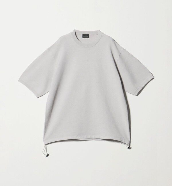 UNITED ARROWS green label relaxing「ガーター ドローコード 半袖 クルーネック ニット -ウォッシャブル・UVカット・遮熱-」|Tシャツ・カットソー|