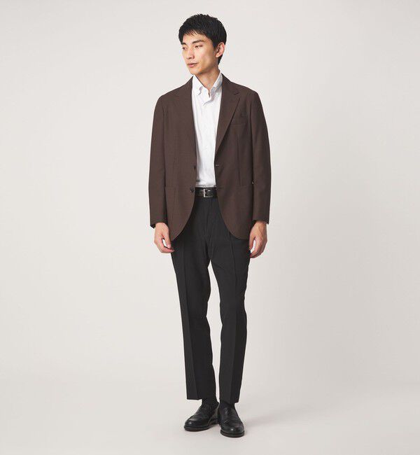 UNITED ARROWS green label relaxing「A+ air メッシュ スタンダード 1プリーツ スラックス -ストレッチ・吸水速乾-」|スラックス|
