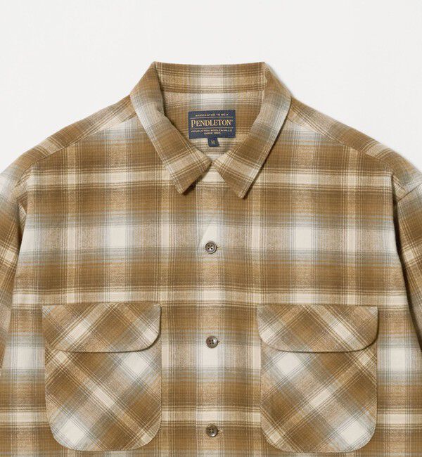 UNITED ARROWS green label relaxing「【別注】＜PENDLETON＞チェック オープンカラー 長袖 シャツ」|シャツ・ブラウス|