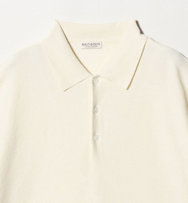BEAUTY&YOUTH UNITED ARROWS「リネン ブリーズ ドルマン 3B ポロニット ウォッシャブル」|ニット・セーター|