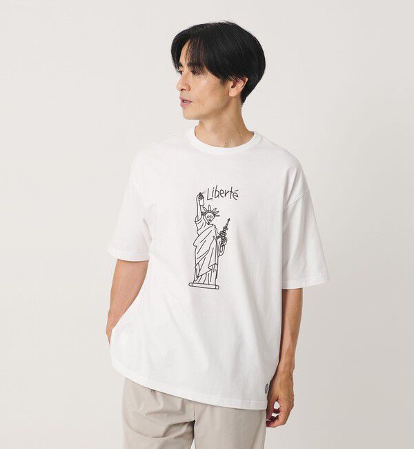BEAUTY&YOUTH UNITED ARROWS「＜ESPOIR＞Statue of Liberty Tシャツ」|Tシャツ・カットソー|WHITE
