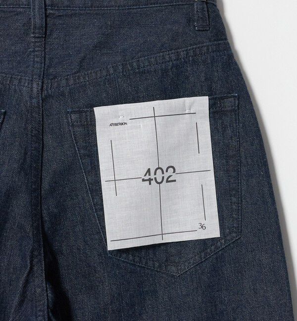 ATTISESSION「＜ATTISESSION＞WIDE DENIM 402 デニムパンツ」|チノ|