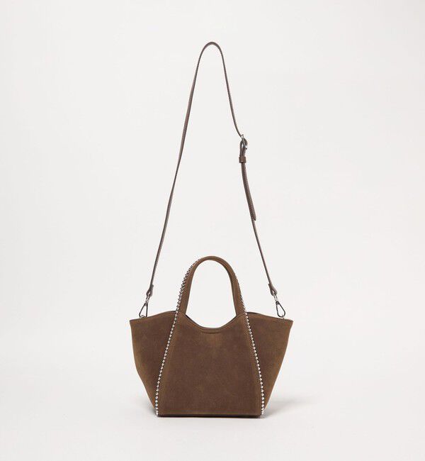 BEAUTY&YOUTH UNITED ARROWS「スエードライク ボールチェーン 2WAY ミニ トートバッグ」|トートバッグ|