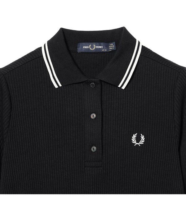 Ray BEAMS 「FRED PERRY / リブ ポロ ドレス」|ワンピース|