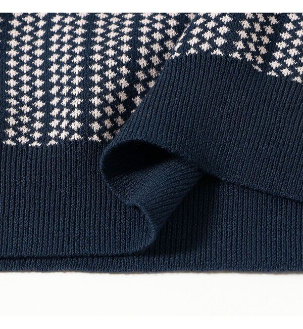 BEAMS PLUS「Half Zip Knit Polo」|ポロシャツ|