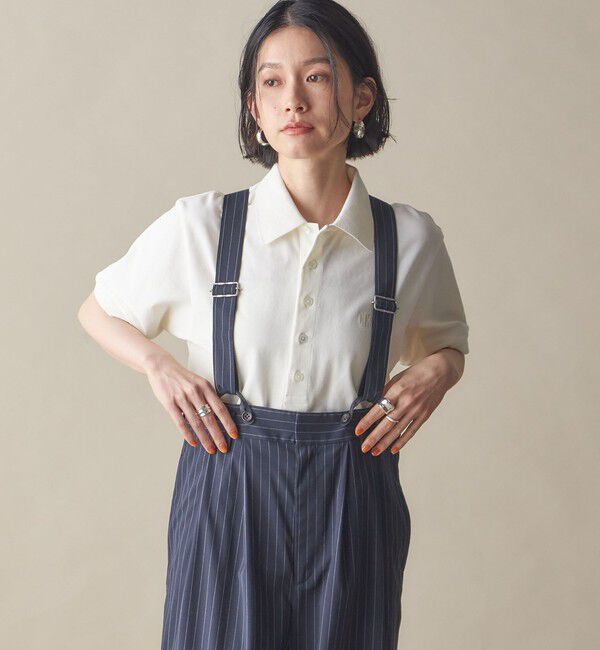 SHIPS for women「SHIPS NINE CASE:〈洗濯機可能〉ポロシャツ」|ポロシャツ|ホワイト