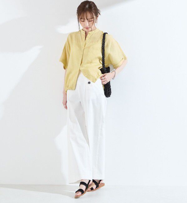 SHIPS Colors 「SHIPS Colors:〈洗濯機可能〉ユーロリネン (EURO Linen) ドロスト シャツ2◇」|シャツ・ブラウス|