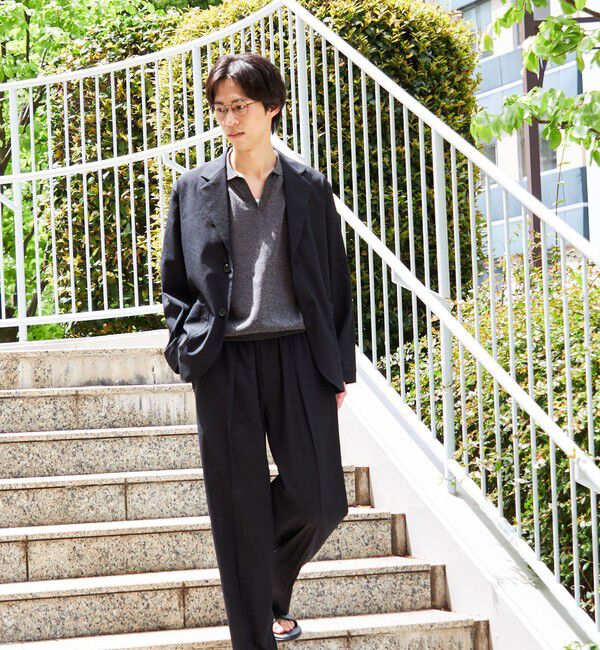 SHIPS「SHIPS:〈セットアップ対応/ 撥水〉Comfy Line DRYAIR ピンタック イージー パンツ」|その他|