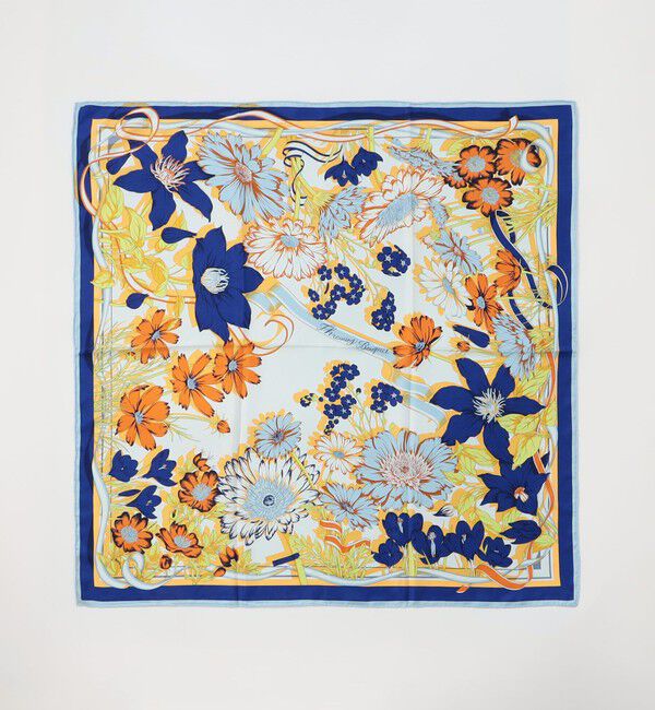 TOMORROWLAND GOODS「manipuri FLOWER シルクスカーフ」|バンダナ・スカーフ|