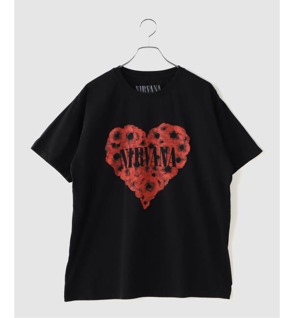 JOINT WORKS「THRIFTY LOOK / スリフティ ルック NIRVANA S/S TEE」|Tシャツ・カットソー|ブラック
