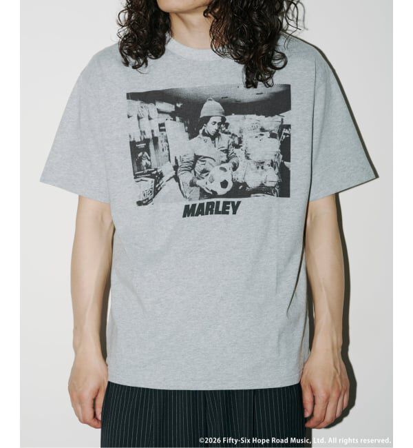 JOURNAL STANDARD「Bob Marley / ボブ・マーリー プリント Tシャツ」|Tシャツ・カットソー|グレー