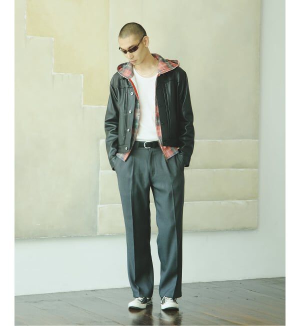 JOURNAL STANDARD「《予約》ナロー ヘム カット スラックス」|スラックス|