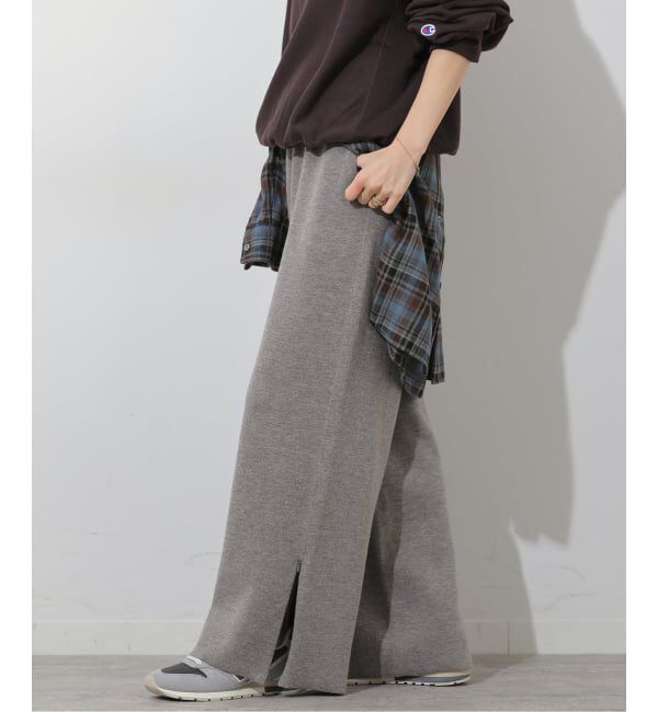 JOURNAL STANDARD relume「《予約》ウォッシャブルウールミックスワイドパンツ」|その他|グレーA