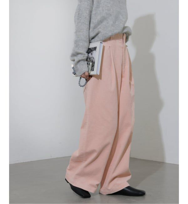 JOURNAL STANDARD relume「《追加予約 / 新色》ウォッシャブルコーデュロイタックワイドパンツ」|その他|