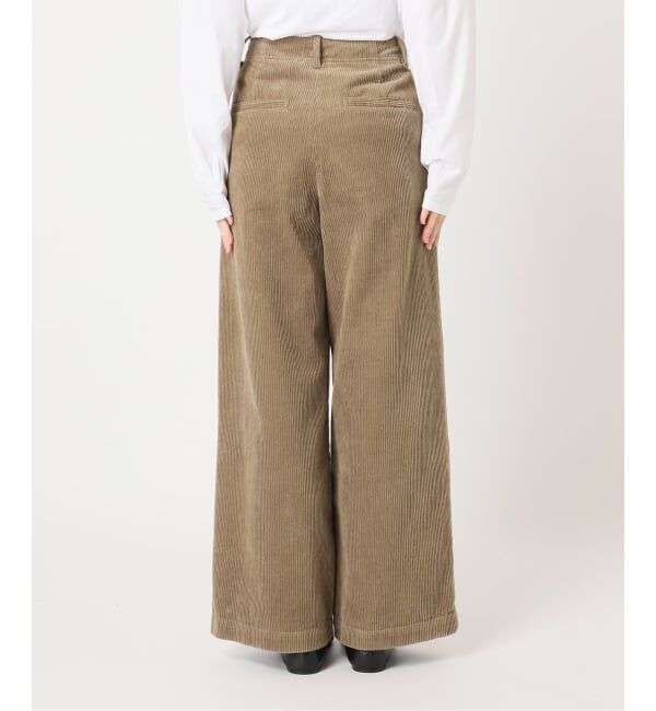 JOURNAL STANDARD relume「《追加予約 / 新色》ウォッシャブルコーデュロイタックワイドパンツ」|その他|
