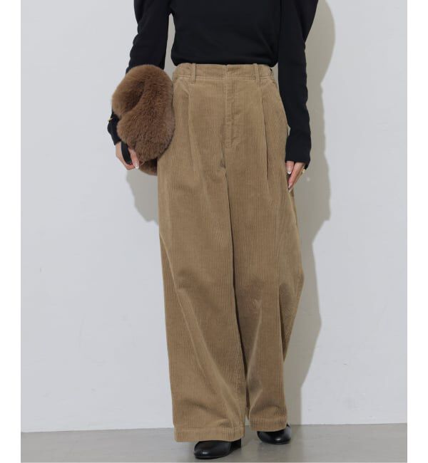 JOURNAL STANDARD relume「《追加予約 / 新色》ウォッシャブルコーデュロイタックワイドパンツ」|その他|