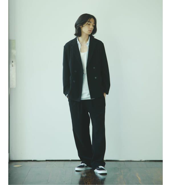 JOURNAL STANDARD「《予約》トリコット コーデュロイ 2タック イージー パンツ」|スラックス|